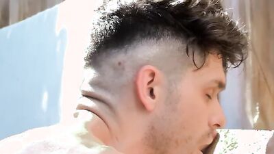Devin Franco and his boyfriend are having sex in the backyard