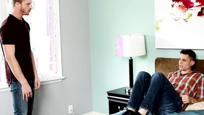 Gay dude undresses his partner and penetrates that ass deeply