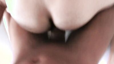 Hairy mans ass is poked with a boner in POV video