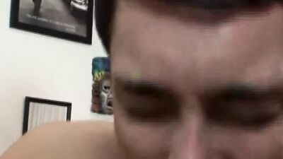 Horny twink and his partner are having some barebacking action