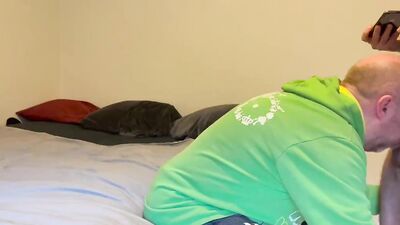 Amateur bear's ass is drilled by his neighbor's hard dick