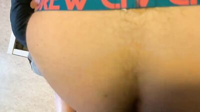 Amateur bear's ass is drilled by his neighbor's hard dick