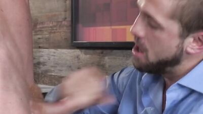 Johnny V & Wesley Woods are shagging in their office