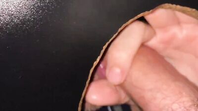 Masked man takes that hard cock and sucks it like a lollypop