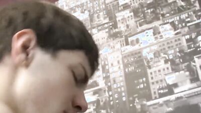 Keith Conner gives head and then sits on boyfriend's dick to ride it