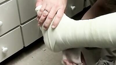 College dudes are enjoying is some foot fetish in this video