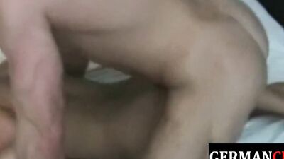 German gay couple is making their amateur ass fucking video