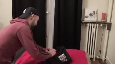 Amateur gay couple is making their ass fucking hot video