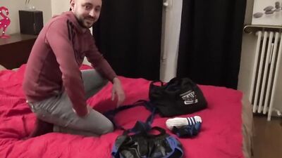Amateur gay couple is making their ass fucking hot video