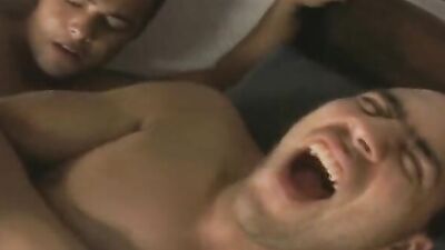 Horny Latino guys are barebacking hard in a hostel room