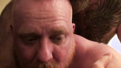 Two horny bears are having sex in their new apartment