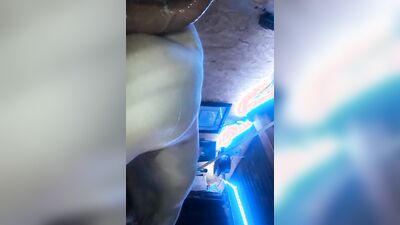 Close-up video of dude getting his ass nailed with a dildo