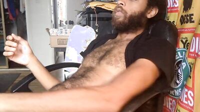 ROCK MERCURY USES FLESHJACK TO MASSAGE HIS THICK COCK ON CHATURBATE NO CUM BALLS BOUNCE