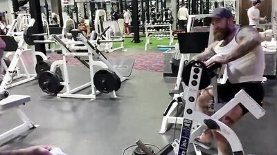 Tattooed hunks blow each other off and enjoy rimjobs before fucking
