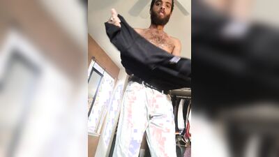 Naked Shower Cam and Get ready Session - Rock Mercury
