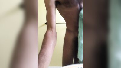 Naked Shower Cam and Get ready Session - Rock Mercury