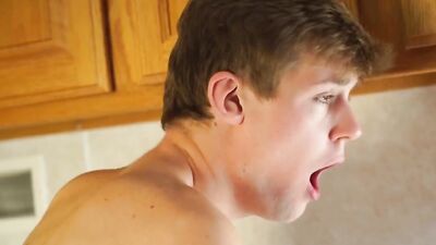 Gay Twink on Fishing Weekend gets Bllack Rod in his Ass.