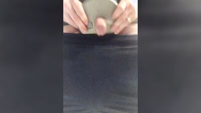 Jerking Off With A Heavy Metal Cock Ring On In The Gym Leads To A Heavy Duty Cum Shot @10min&50sec’s