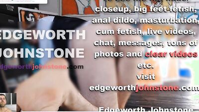EDGEWORTH JOHNSTONE Big Feet Closeup CENSORED Businessman male foot fetish PART 2 business suit