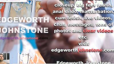 EDGEWORTH JOHNSTONE Big Feet Closeup CENSORED Businessman male foot fetish PART 2 business suit