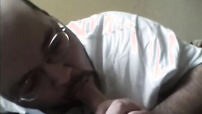 Afternoon fun with a horny chaser friend, tasting and taking his delicious meat in both my holes