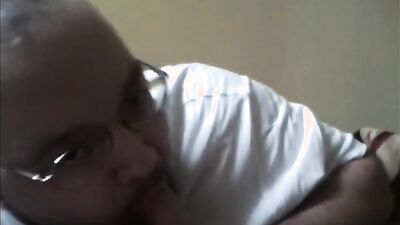 Afternoon fun with a horny chaser friend, tasting and taking his delicious meat in both my holes