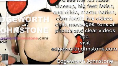 EDGEWORTH JOHNSTONE Femboy dildo fuck and suck - gay anal sex with latex cock - trans sissy tranny