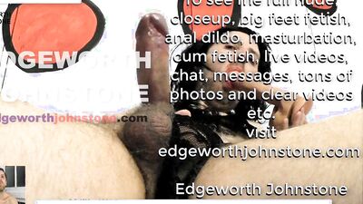 EDGEWORTH JOHNSTONE Femboy dildo fuck and suck - gay anal sex with latex cock - trans sissy tranny