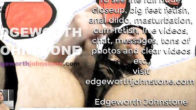 EDGEWORTH JOHNSTONE Femboy dildo fuck and suck - gay anal sex with latex cock - trans sissy tranny