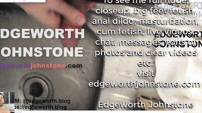 Amateur femboy is stroking his pecker in front of the camera