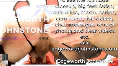 Amateur femboy is stroking his pecker in front of the camera