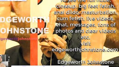 EDGEWORTH JOHNSTONE Suit Blowjob - Dildo blow job of gay businessman. Likes sucking a big cock