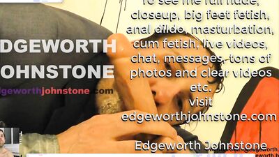 EDGEWORTH JOHNSTONE Suit Blowjob - Dildo blow job of gay businessman. Likes sucking a big cock