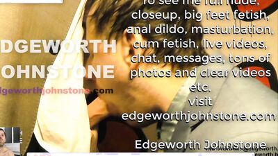 EDGEWORTH JOHNSTONE Suit Blowjob - Dildo blow job of gay businessman. Likes sucking a big cock