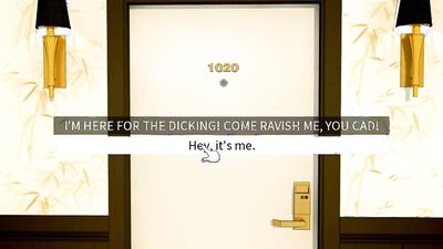 Handsome gay guy goes down and dirty in a porn game
