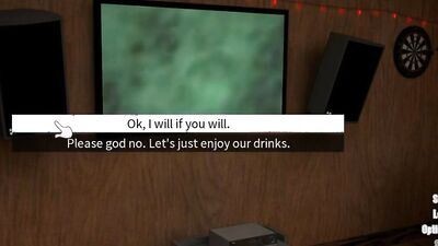 Handsome gay guy goes down and dirty in a porn game