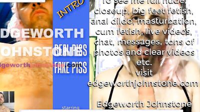 EDGEWORTH JOHNSTONE Real Piss Fake Piss - Drinking pee fetish - Peeing urine in mouth - Urinating