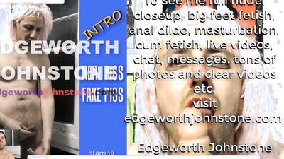 EDGEWORTH JOHNSTONE Real Piss Fake Piss - Drinking pee fetish - Peeing urine in mouth - Urinating