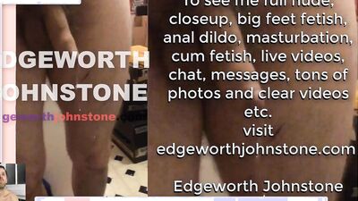 Pervert pisses in front of the camera while giving some JOI