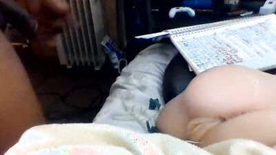 Naughty guy is pushing his hard pecker in that special sex doll