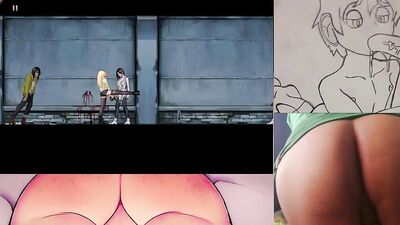 Naughty dude teases with his perfect ass while playing porn games
