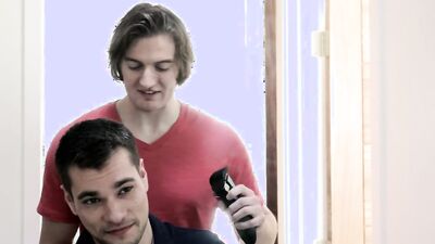 Two horny guys are making out and fucking each other