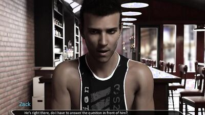 Handsome young studs go down and dirty in a 3D porn game