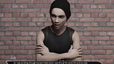 Handsome young studs go down and dirty in a 3D porn game