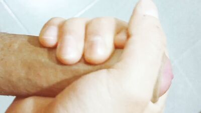 Jerking close up