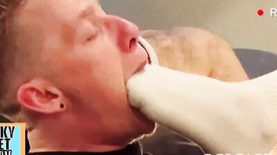 Jamie Nave and his boyfriend are sucking each other's feet