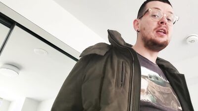 Nerdy girl fucks his horny roommate after eating his butthole