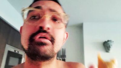 Nerdy girl fucks his horny roommate after eating his butthole