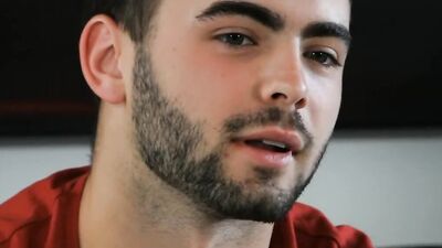 Hairy ass is filled with a hard cock at this gay porn casting