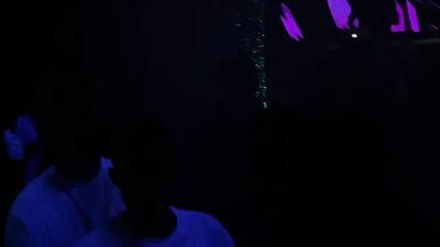 I spied on a couple in the club, for their blowjob
